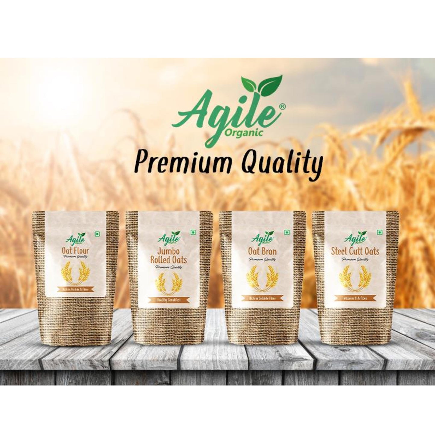 Agile Organic® Oat flour Agile Organic