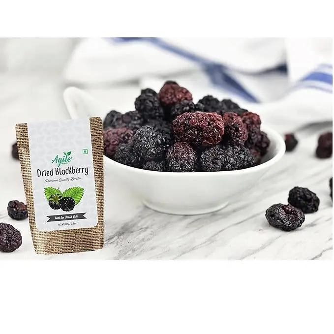 Agile Organic Dried Berries Combo 7-in-1 | Cranberry, Blueberry, Goji, Blackberry, Raspberry, Mulberry & Black Currant – 350 g (50 g × 7) Agile Organic