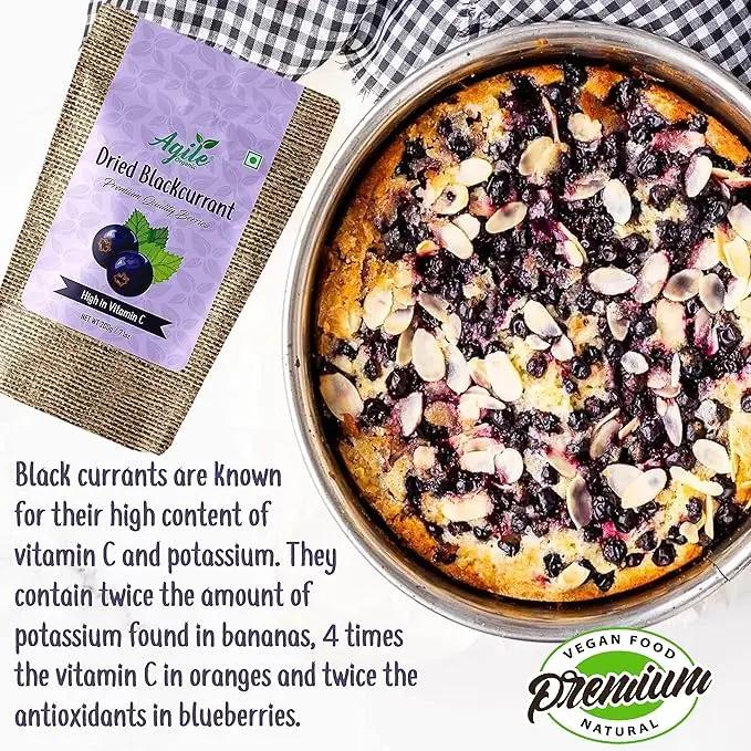 Agile Organic Dried Berries Combo 7-in-1 | Cranberry, Blueberry, Goji, Blackberry, Raspberry, Mulberry & Black Currant – 350 g (50 g × 7) Agile Organic