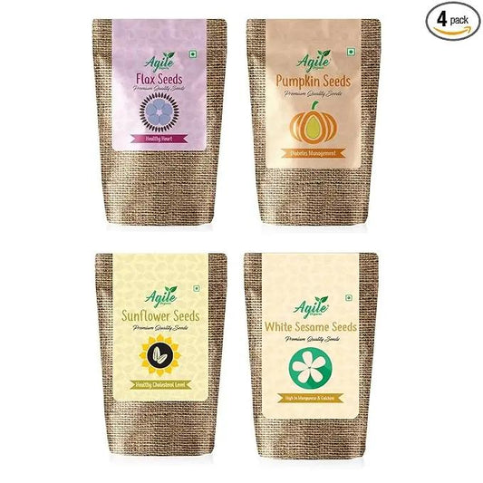 Agile Organic® Seed Cycling Seeds Combo Agile Organic