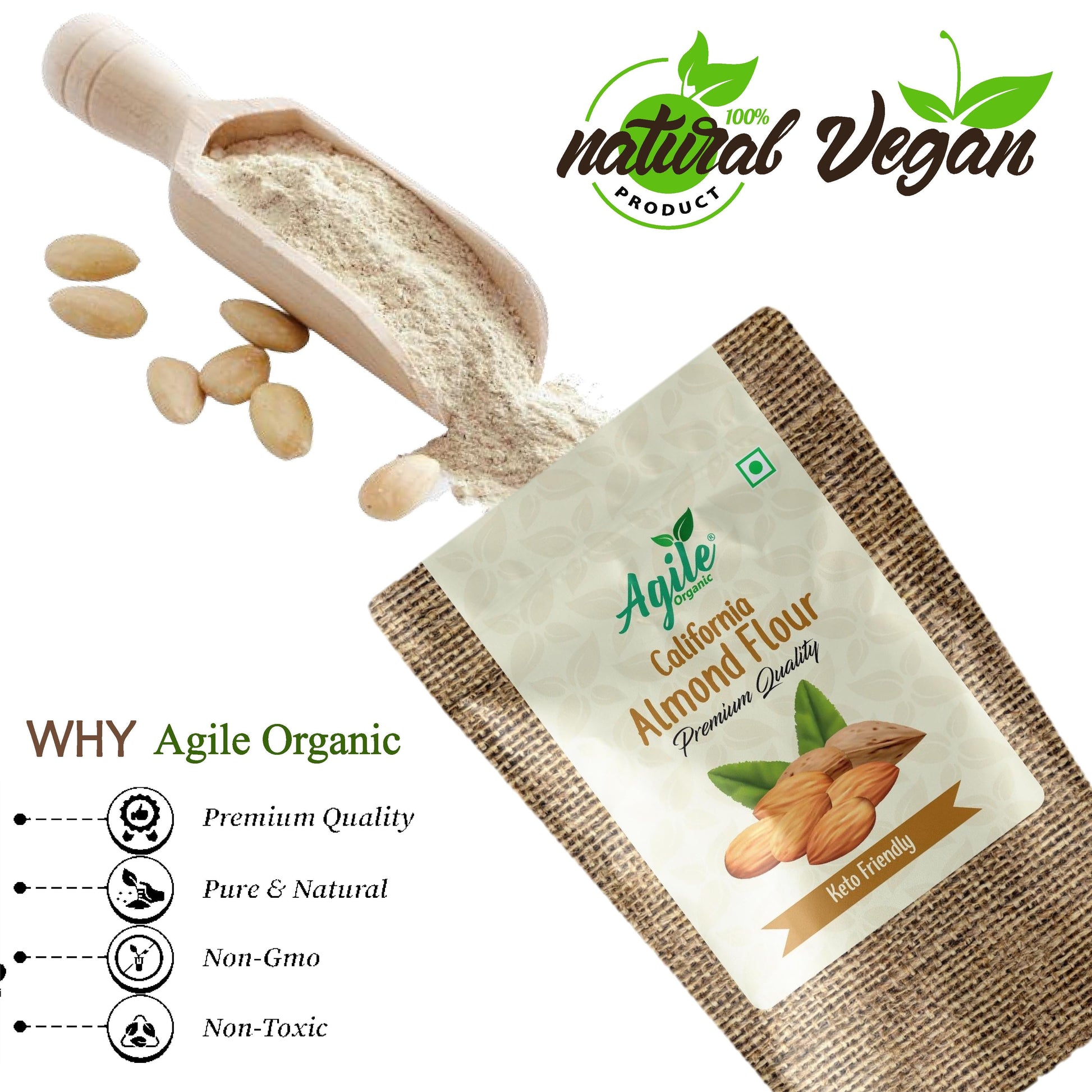 Agile Organic® Almond Flour Agile Organic