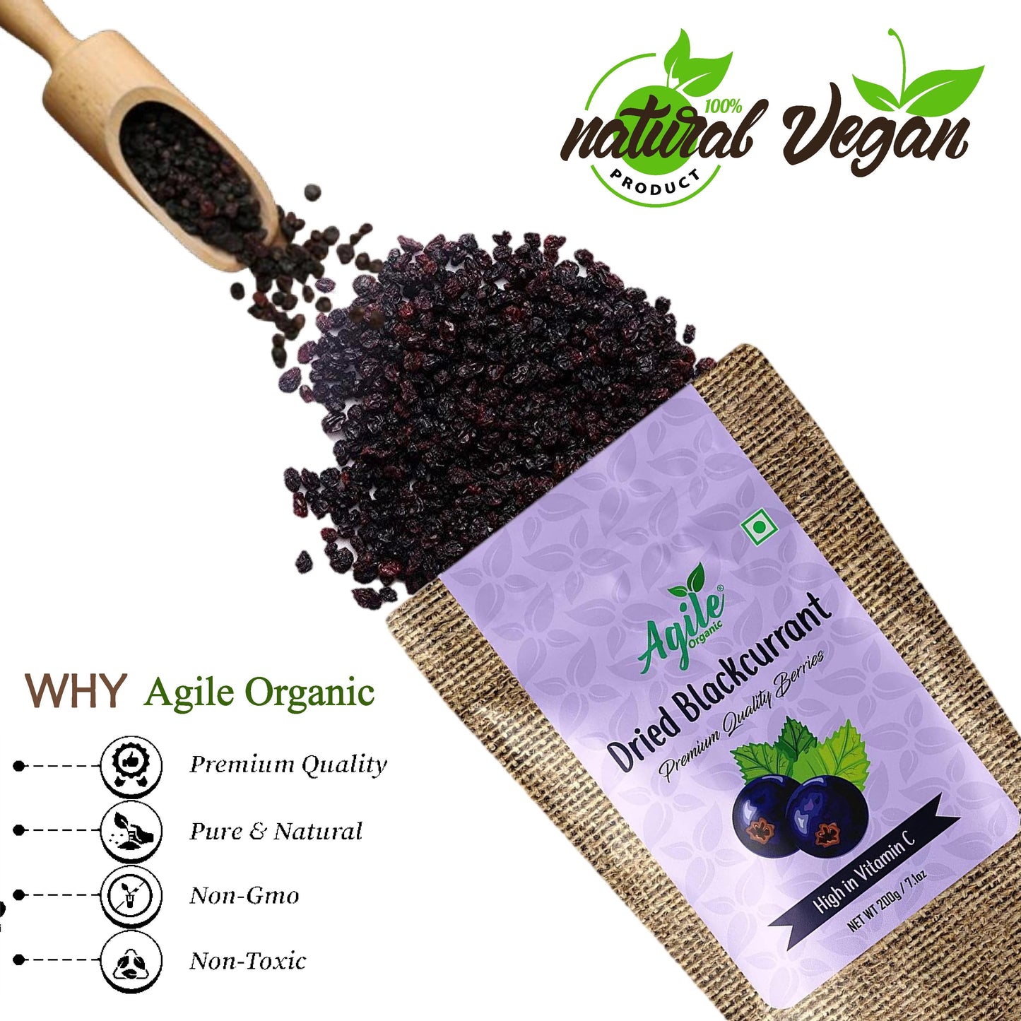 Agile Organic® Black Currant Agile Organic