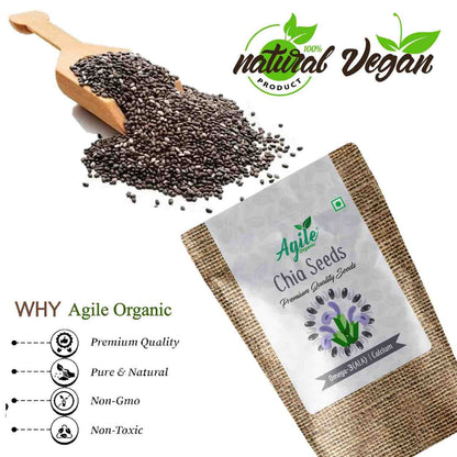 Agile Organic® Chia Seeds Agile Organic