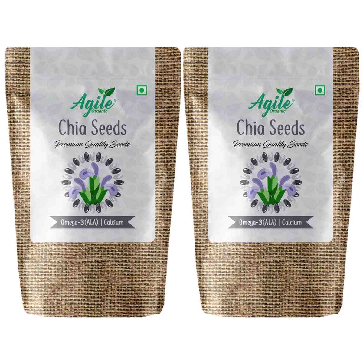 Agile Organic® Chia Seeds Agile Organic
