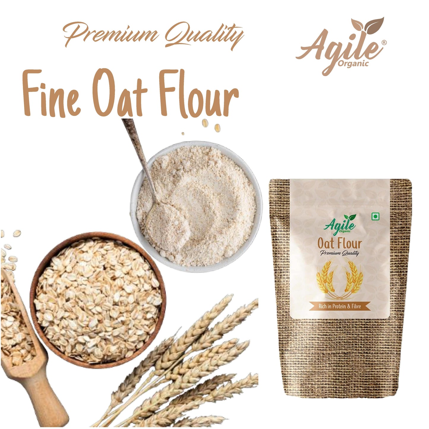 Agile Organic® Oat flour Agile Organic