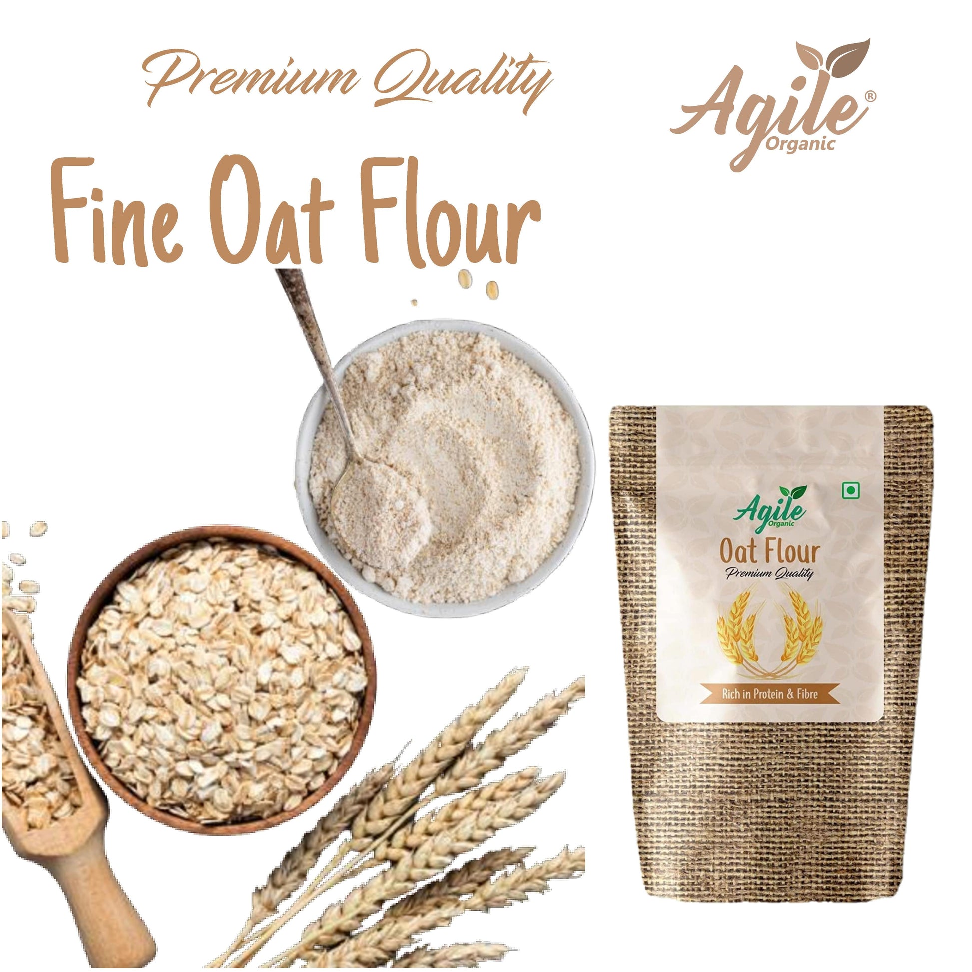 Agile Organic® Oat flour Agile Organic