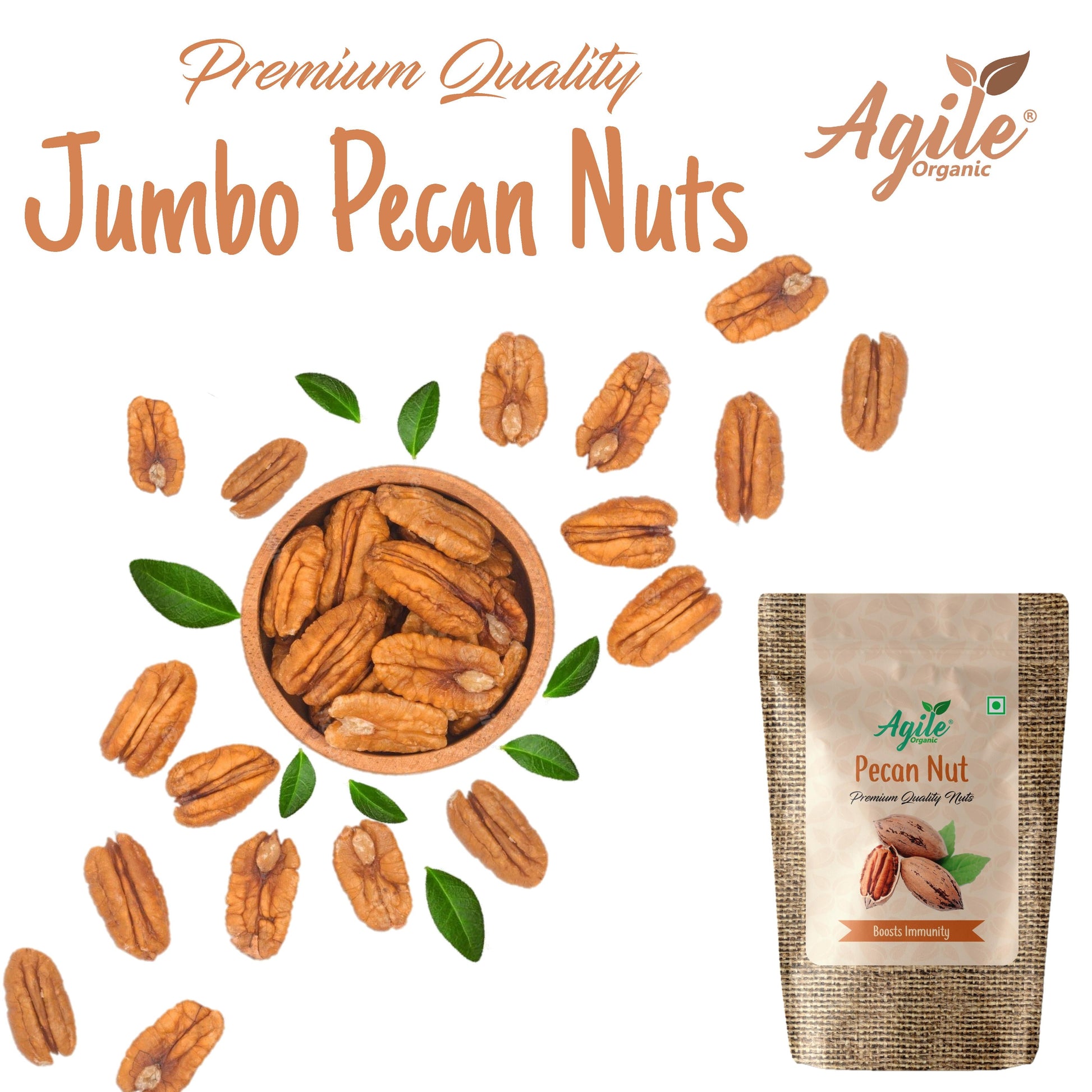 Agile Organic® Pecan Nut Agile Organic