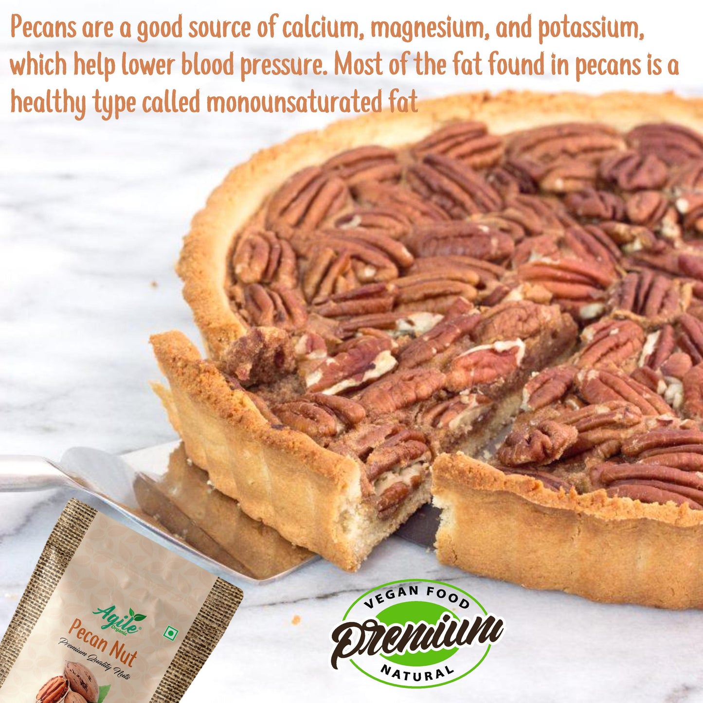 Agile Organic® Pecan Nut Agile Organic