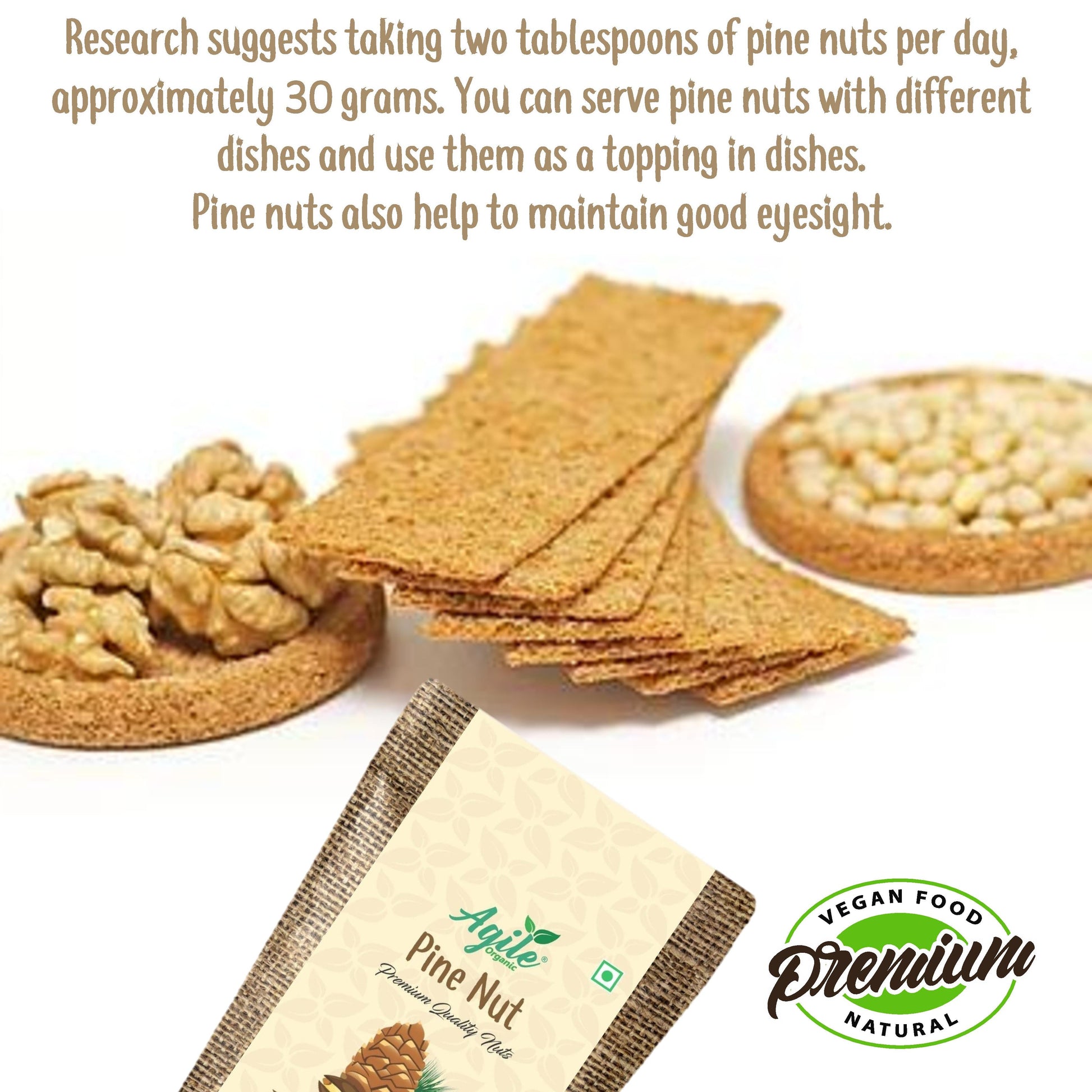 Agile Organic® Pine Nuts Agile Organic