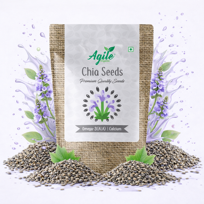 Bag of Agile organic Chia Seeds