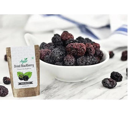 Agile Organic Dried Berries Combo 7-in-1 | Cranberry, Blueberry, Goji, Blackberry, Raspberry, Mulberry & Black Currant – 350 g (50 g × 7) Agile Organic
